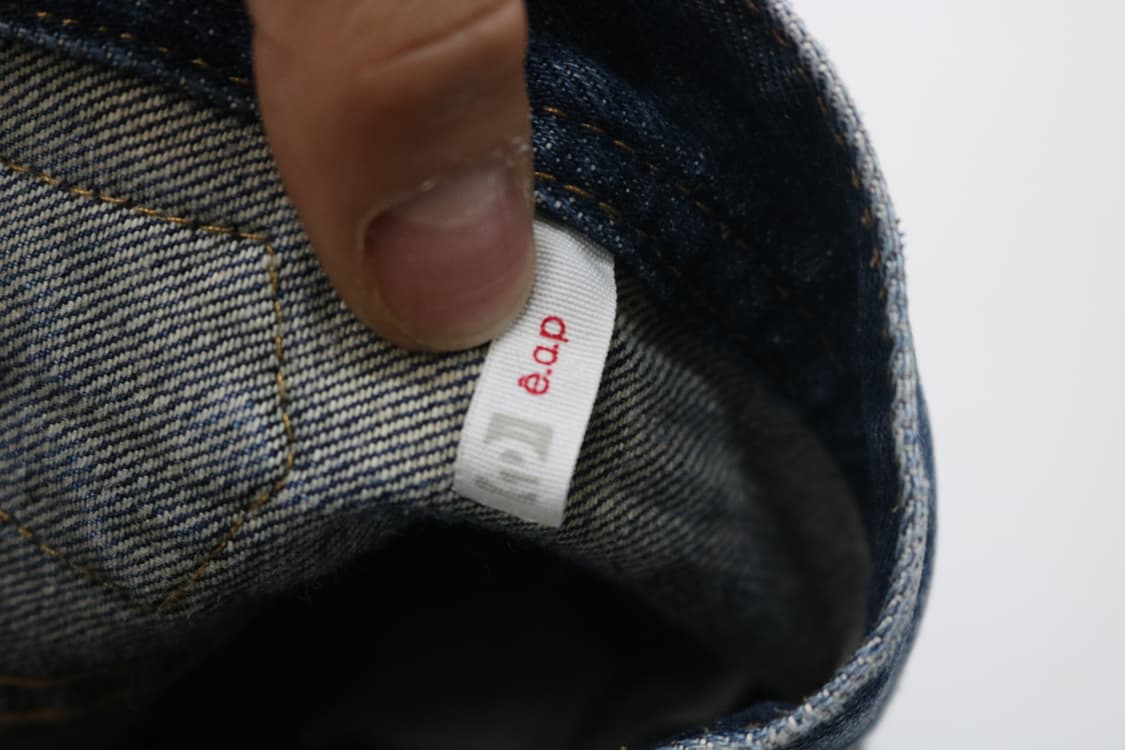 e.a.p 빈티지 신치백 하프 데님 팬츠 상품이미지9