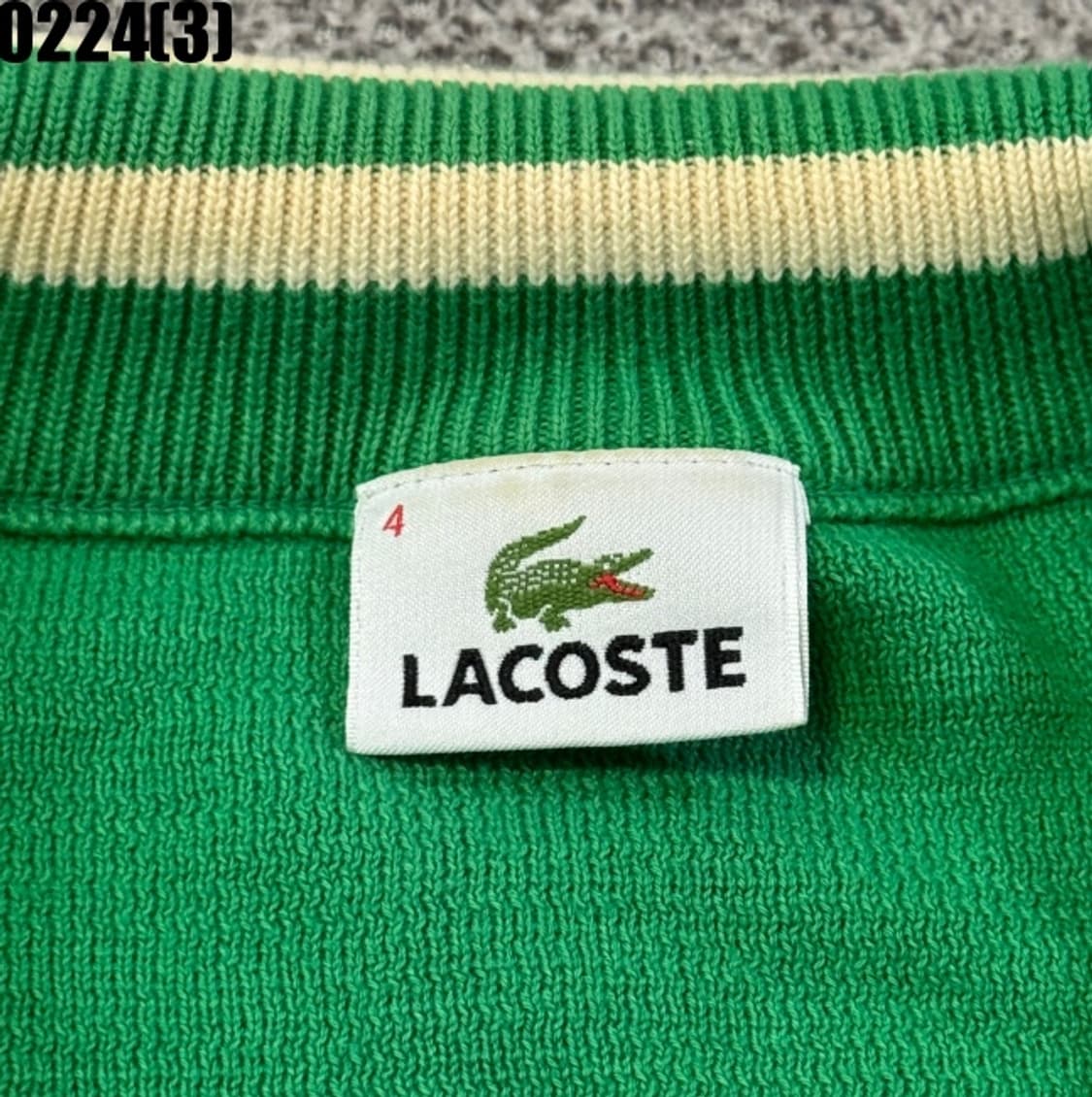 라코스테 니트 집업 자켓 상품이미지4