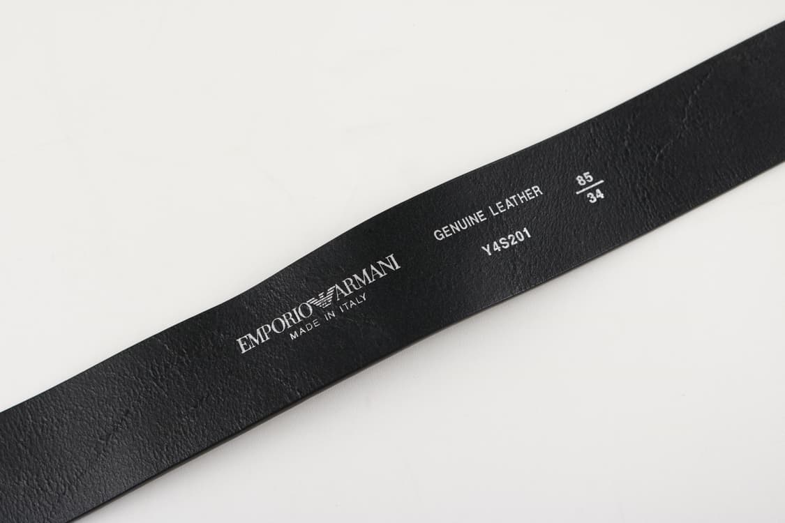 [30~36인치] 엠포리오 아르마니 소가죽 통가죽 벨트 상품이미지4