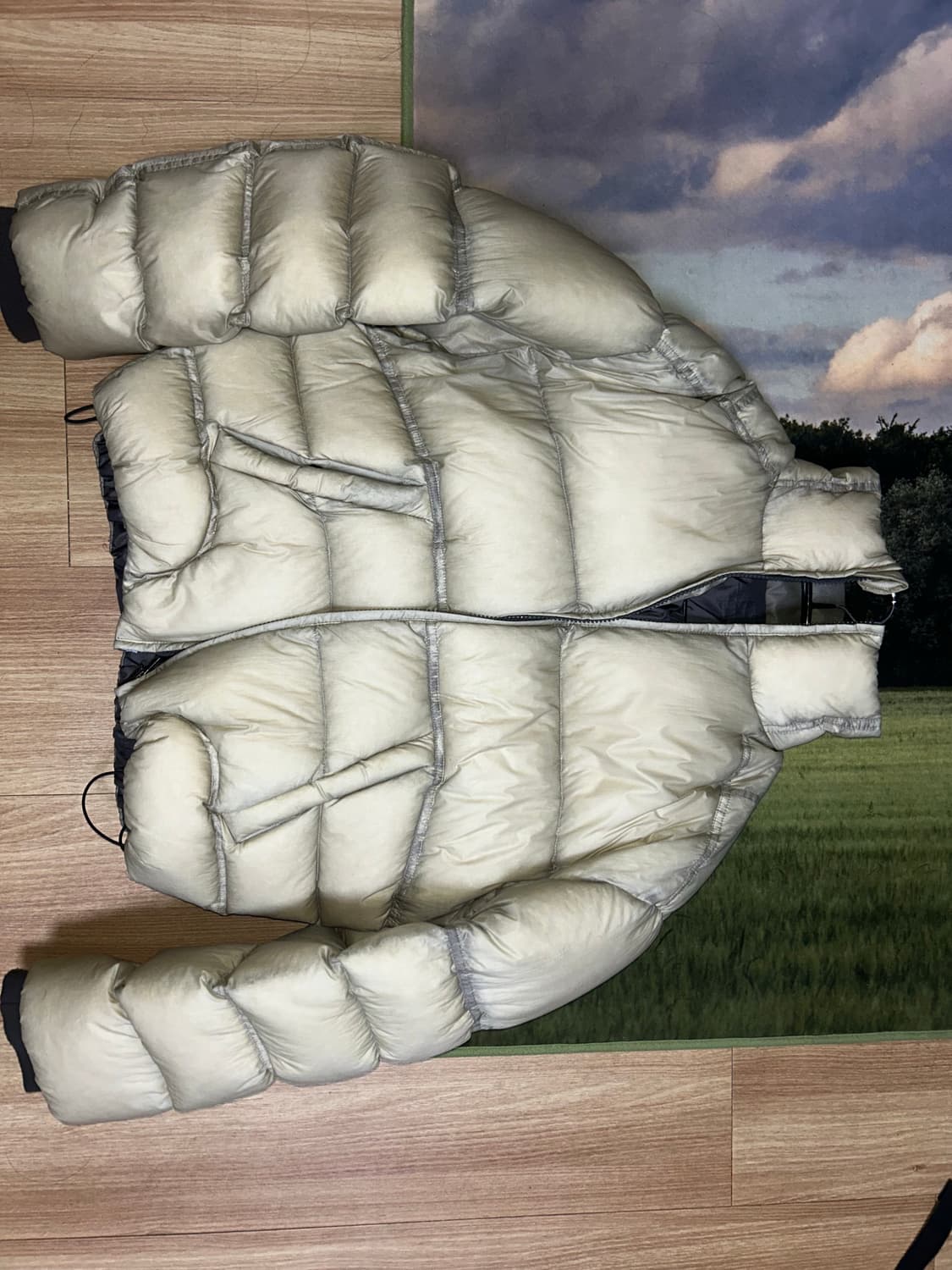 엘무드 패딩 푸퍼 블루치즈 상품이미지2