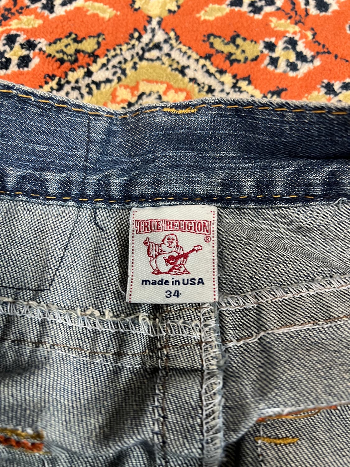 [31-32] 트루릴리전 레인보우 바비 빈티지 데님 팬츠 상품이미지6