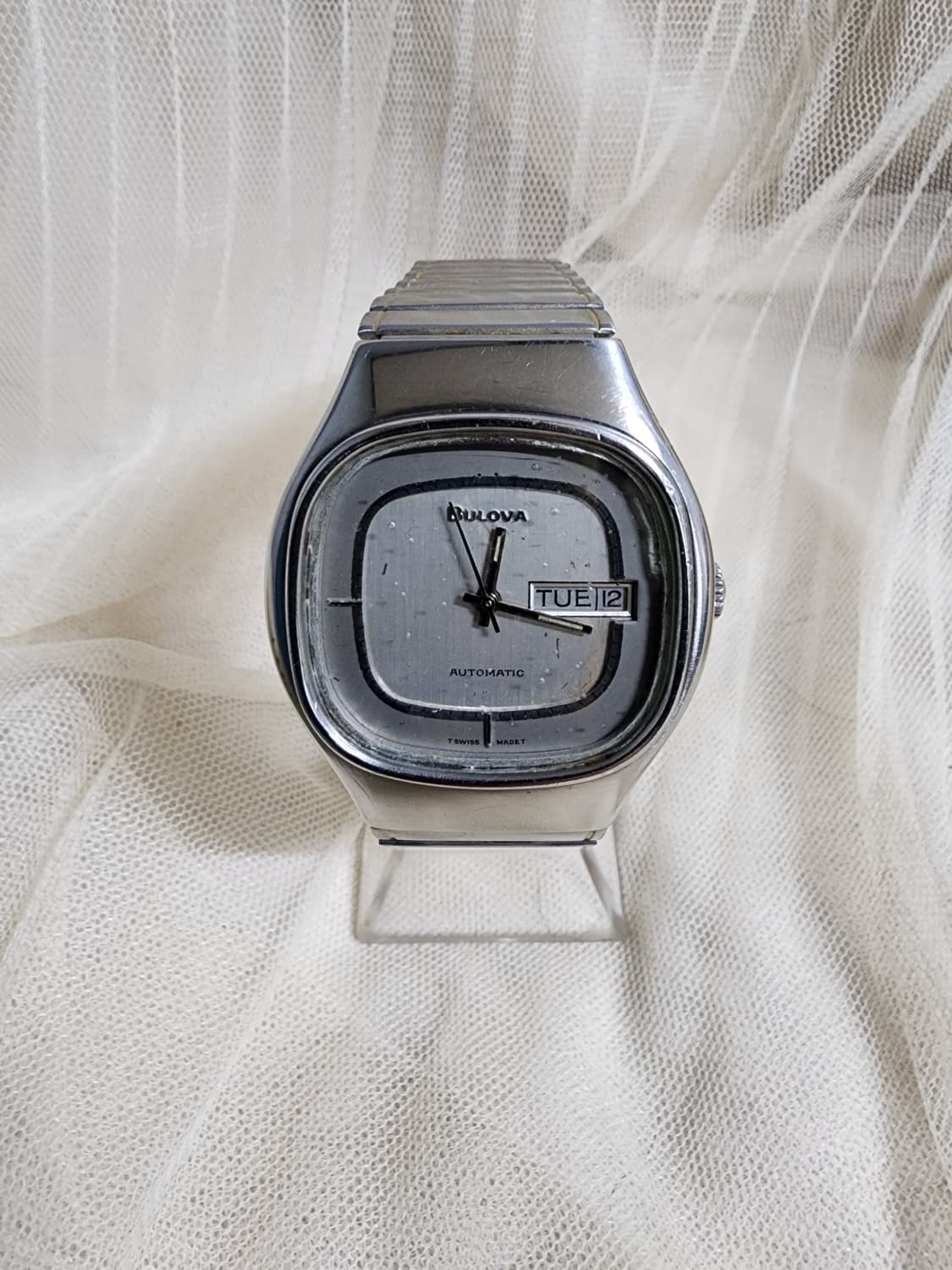 부로바 오토매틱 빈티지 메탈 시계 상품이미지1