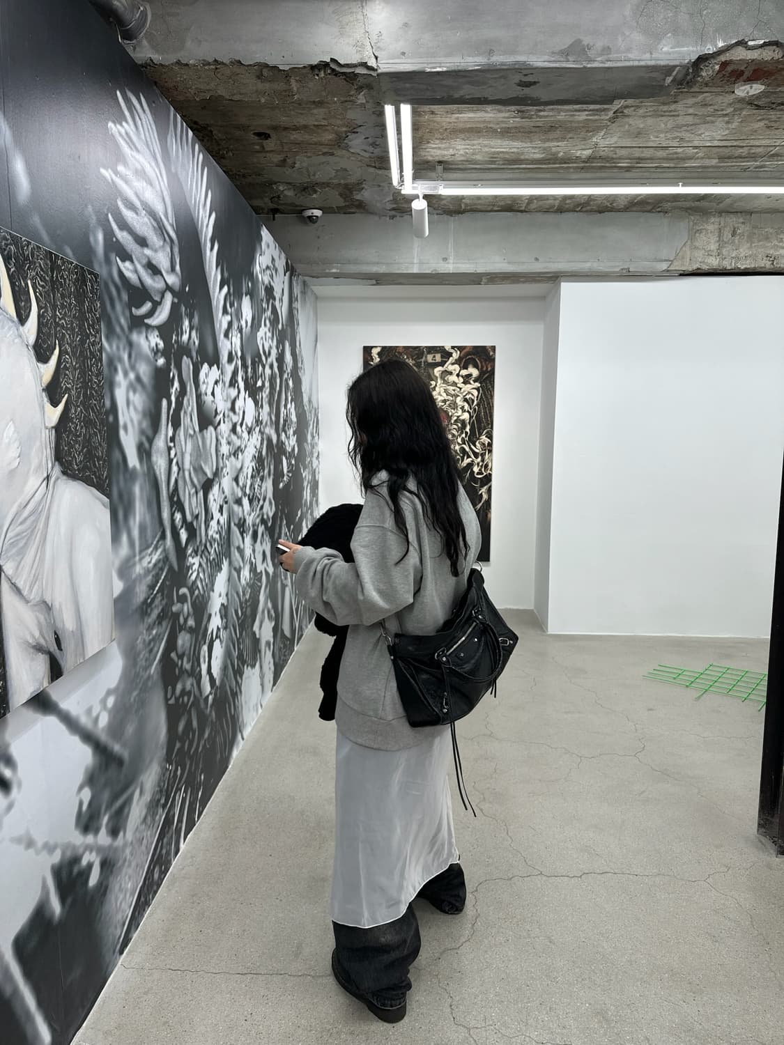 르 시티 백 미디엄 블랙 상품이미지4