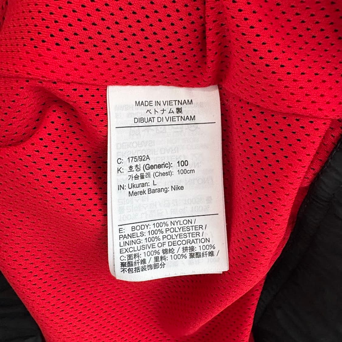 아디다스 빅스우시 우븐 바람막이 레드 상품이미지6