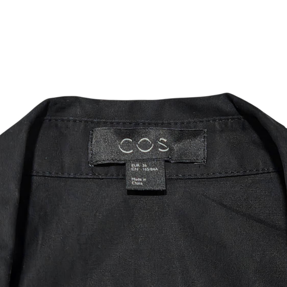 Cos 코스 블랙 퍼프 셔츠 드레스 상품이미지2