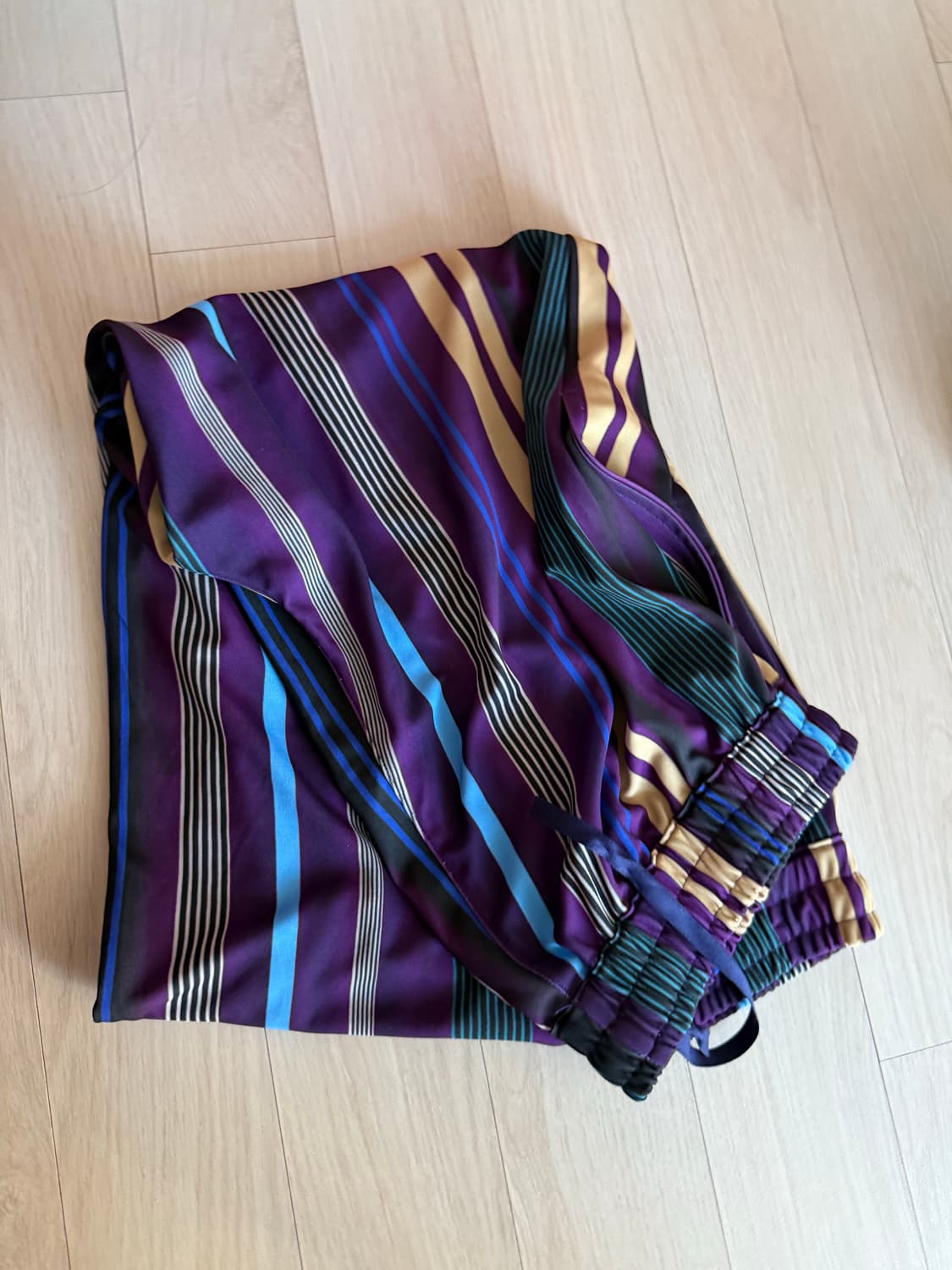 엔조블루스 밴딩 부츠컷 팬츠 (Multi Stripe) M사이즈 상품이미지1