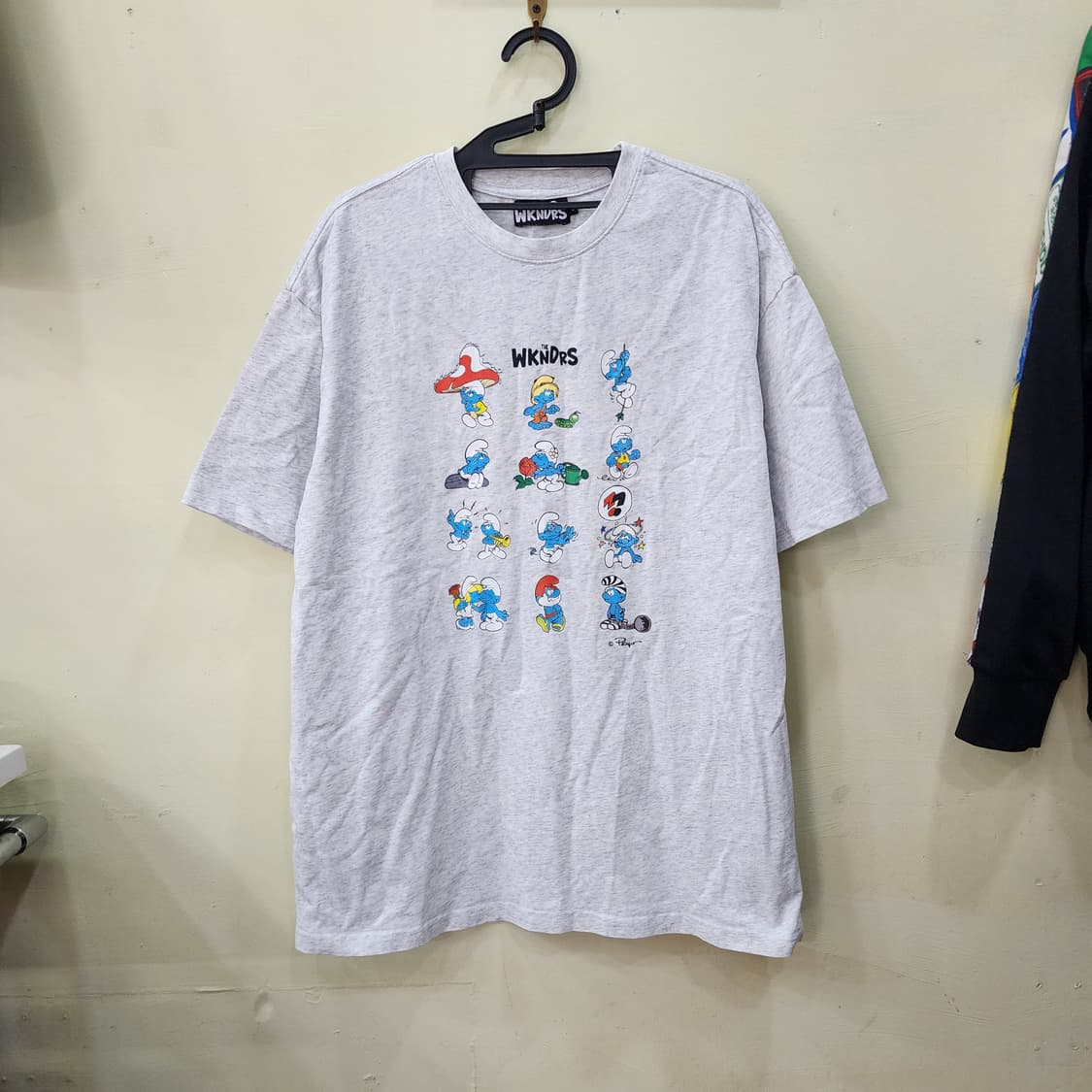 [L] 더위크엔더스 스머프 그래픽 반팔 티셔츠 상품이미지1