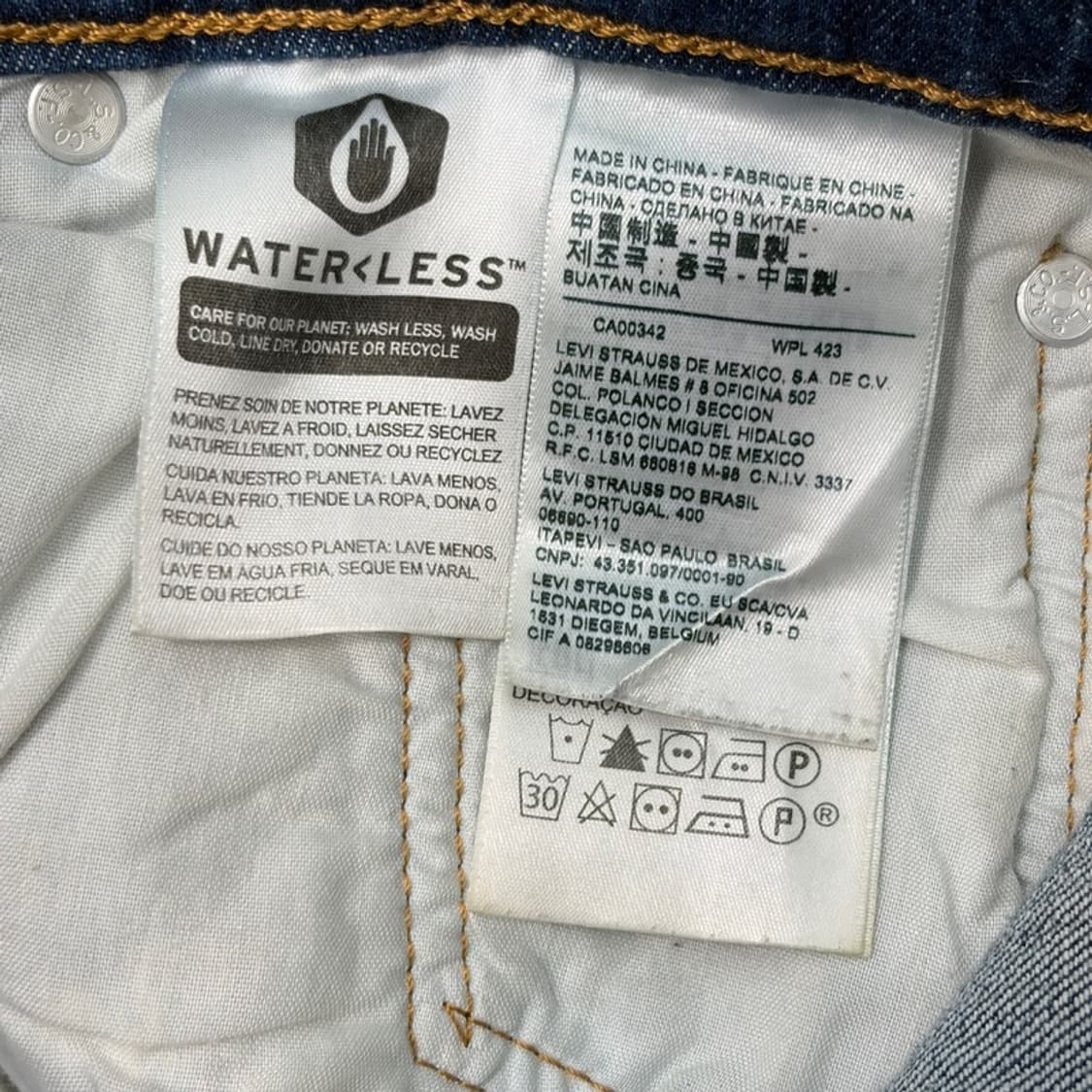 LEVI'S 501 버튼플라이 데님팬츠 27-28 상품이미지6