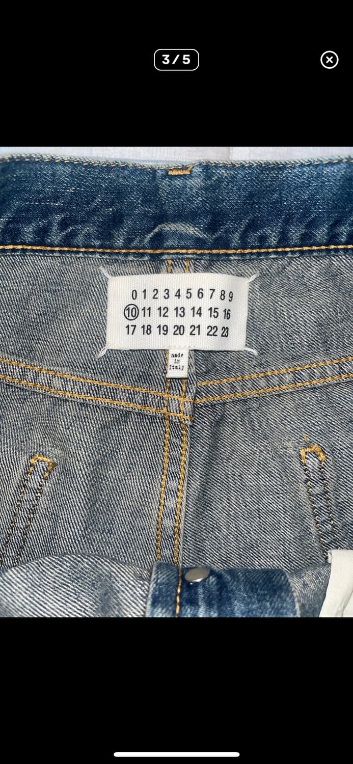 Maison Margiela 17ss cuffs denim 상품이미지3