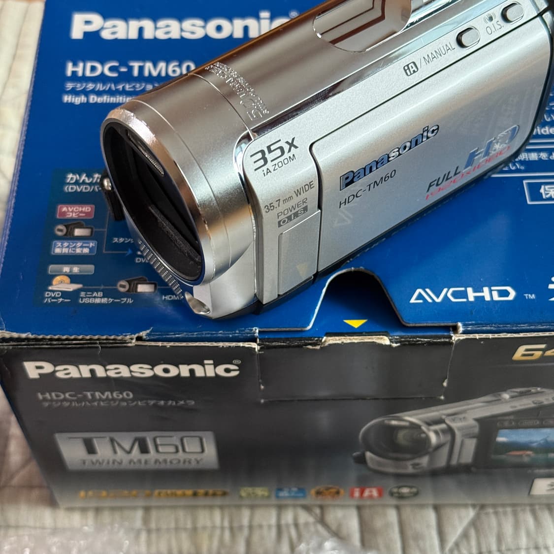 풀박스 Panasonic HDC-TM60 파나소닉캠코더 빈티지캠코더 디카 상품이미지9