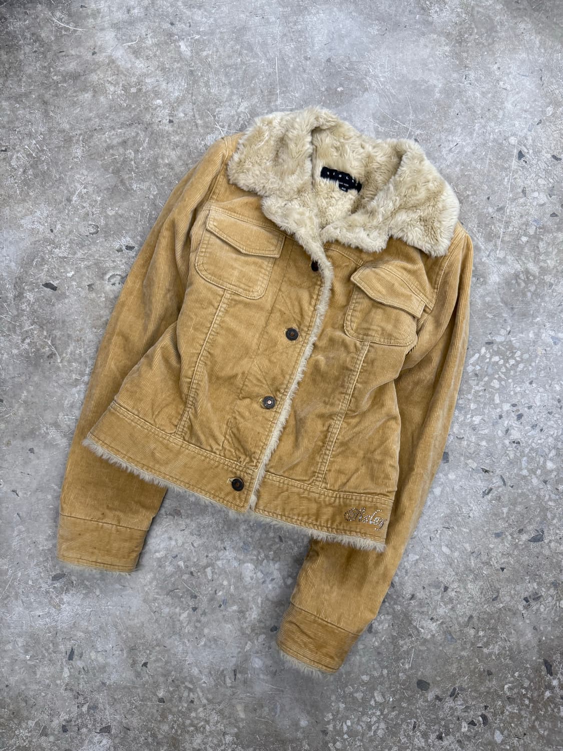 시슬리 코듀로이 양털 트러커 자켓 상품이미지1