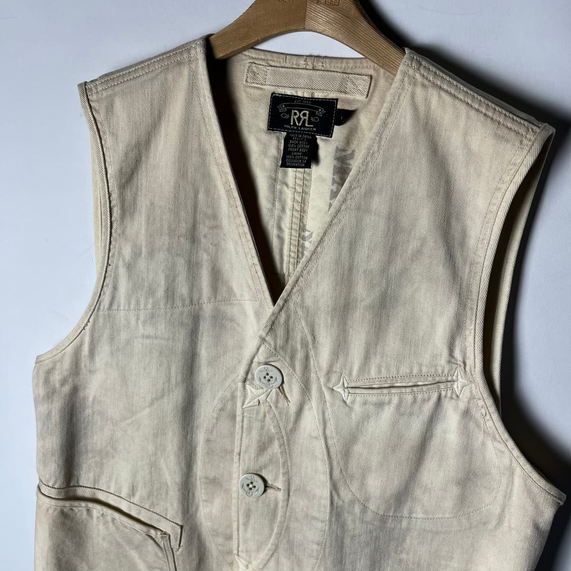 [RRL] 더블알엘 캔버스 헌팅 베스트 상품이미지3