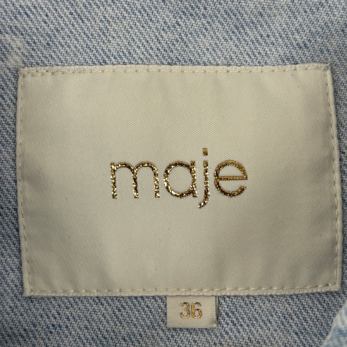 마쥬 데님 크롭 자켓 상품이미지8