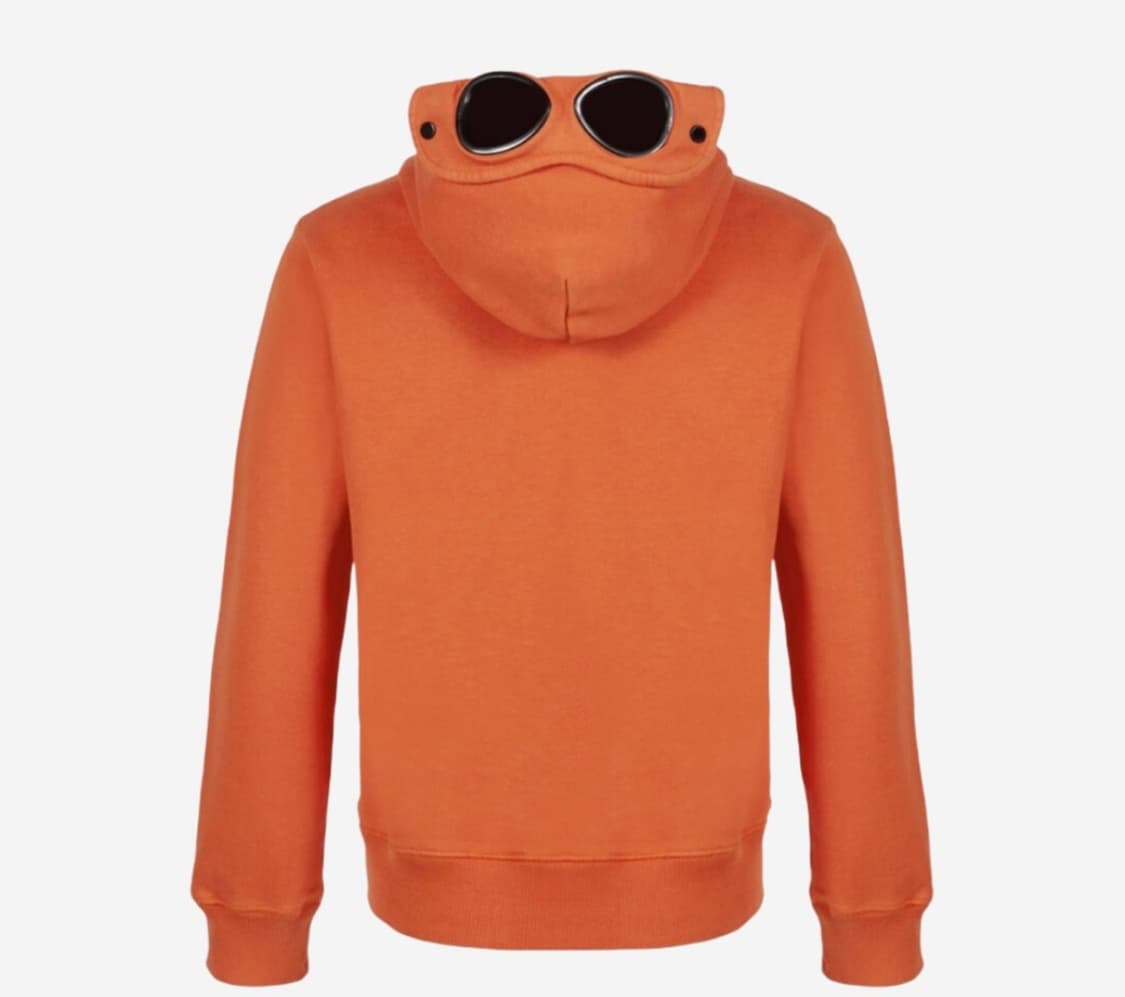 C.P컴퍼니 U16 베이직 플리스 고글 스웨트셔츠 하베스트 펌킨오렌지 상품이미지2