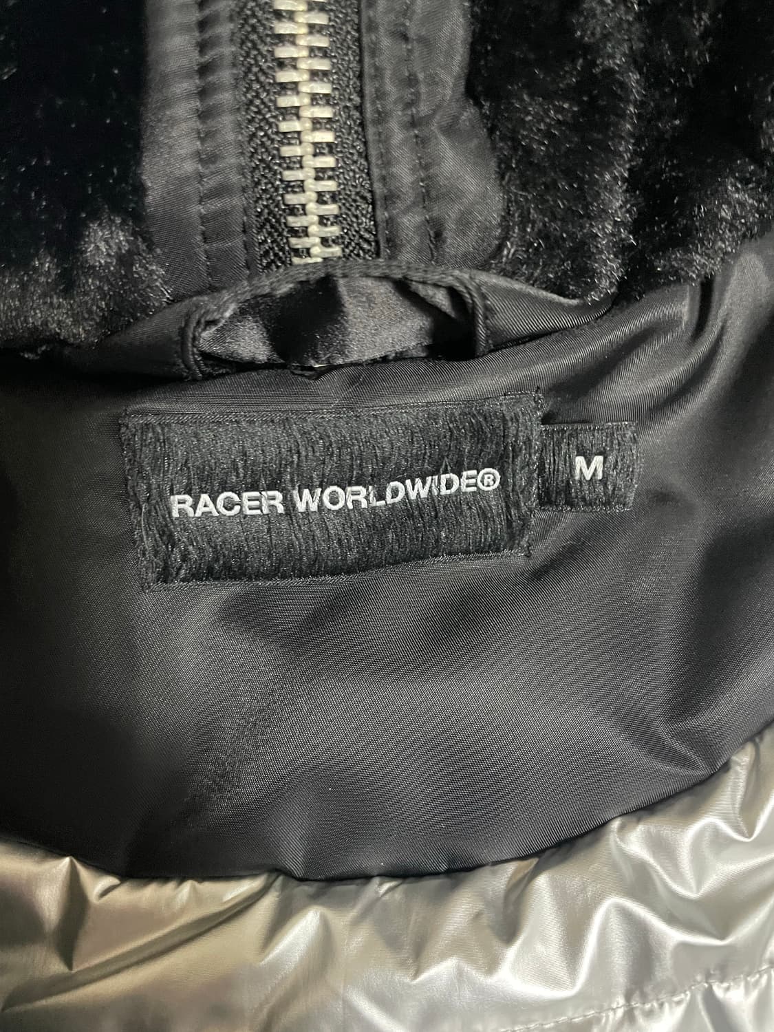 racer worldwide 퍼 봄버 블랙 상품이미지6