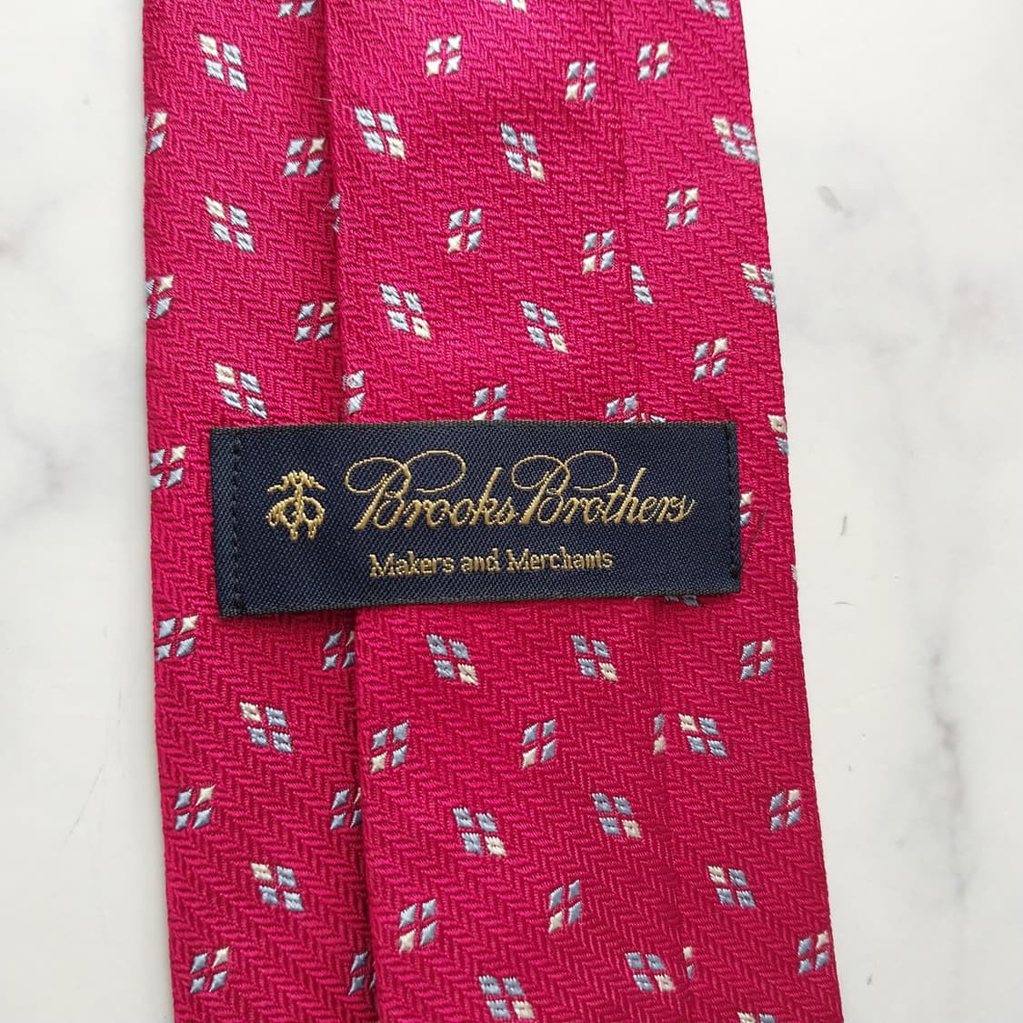 브룩스브라더스 실크 마이크로 패턴 넥타이 8.5cm A+등급 k2053
 상품이미지8