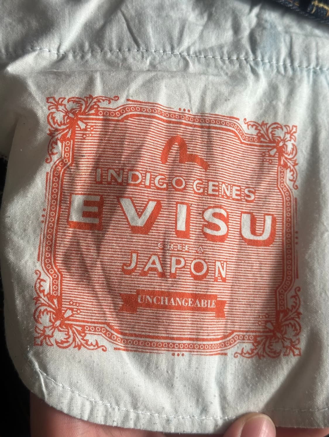 (희귀) 90~00s 일본 오사카 생산 야마네 시기 에비수 셀비지 데님 상품이미지6