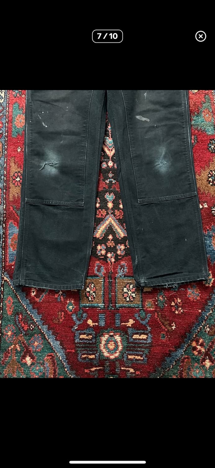 OG USA Made 칼하트 B01 더블니 블랙 칼하트 썩블니 상품이미지6