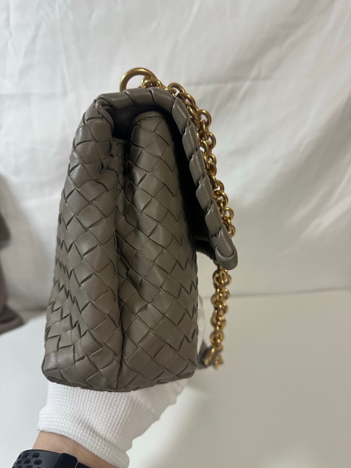 보테가베네타 올림피아백 라이트그레이 (OS) 상품이미지7