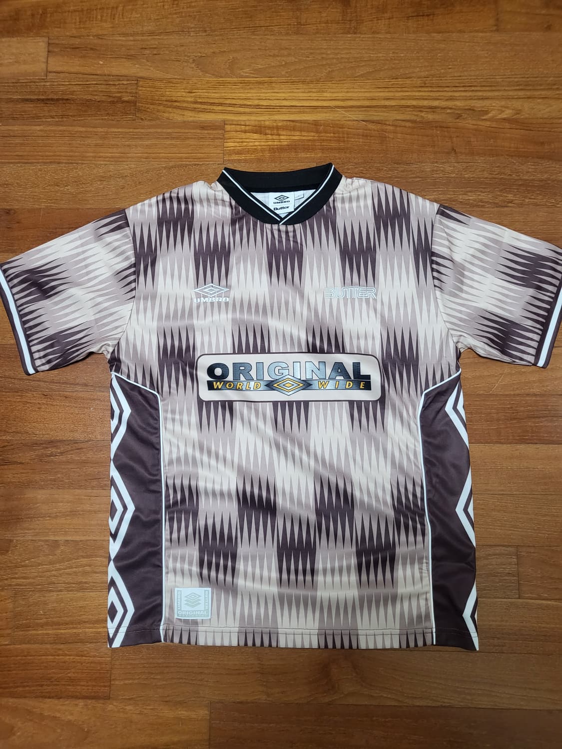 엄브로 x 버터굿즈 Butter goods 반팔 옵티컬 져지 저지 L 상품이미지7