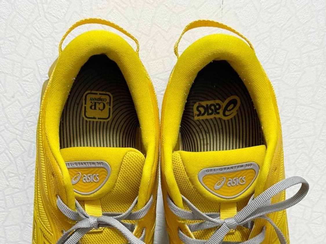 아식스X씨피컴퍼니 젤 퀀텀 360 판매합니다. [옐로우/260mm] 상품이미지5