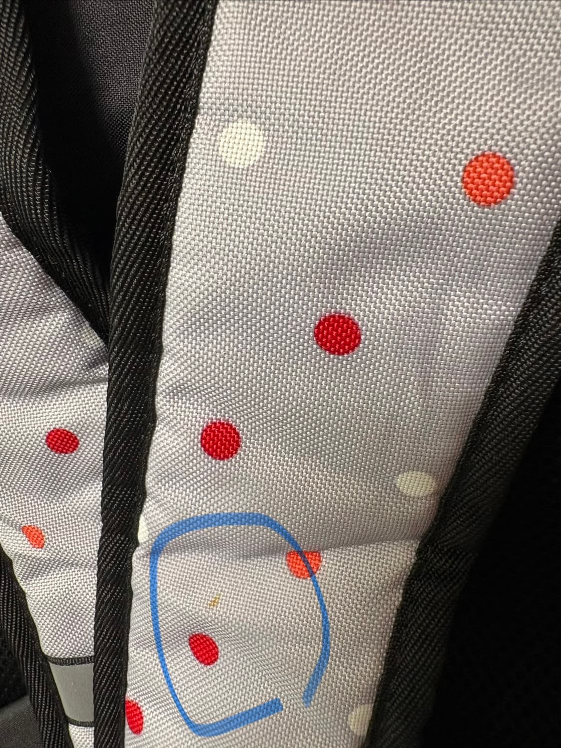 퓨마 퍼플 도트 백팩 일본 빈티지 가방 체크 상품이미지6