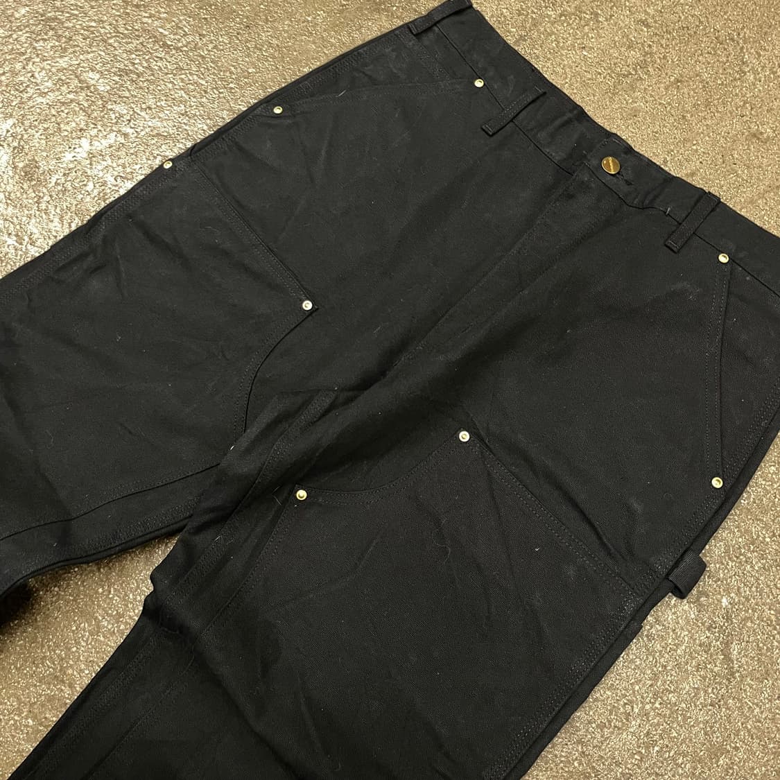 Carhartt 블랙 더블니 팬츠 (35“) 상품이미지3