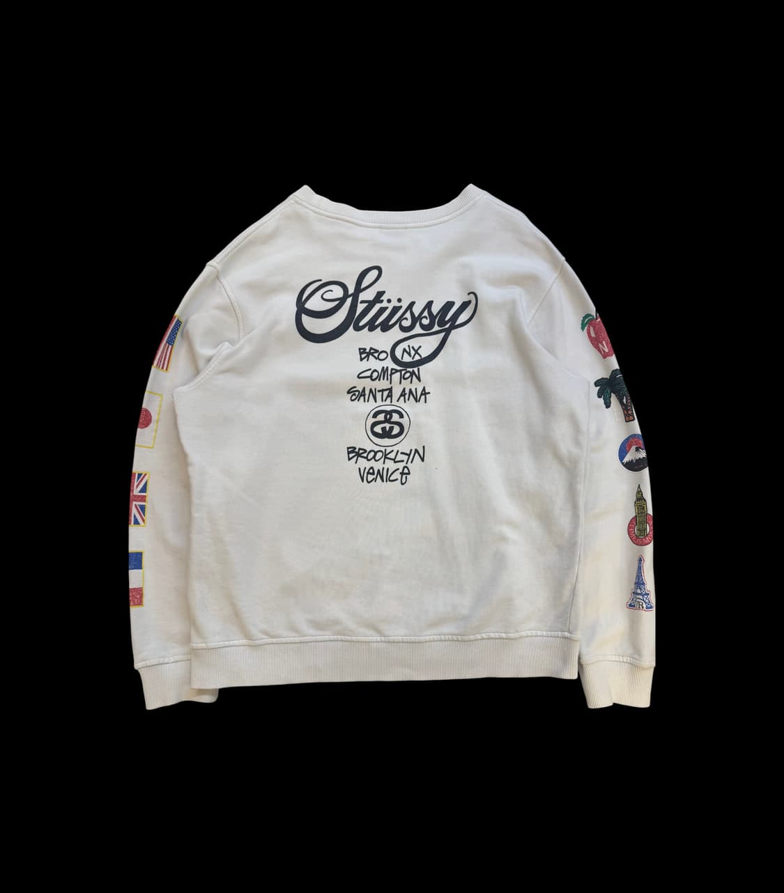 스투시 월드투어 맨투맨 상품이미지1