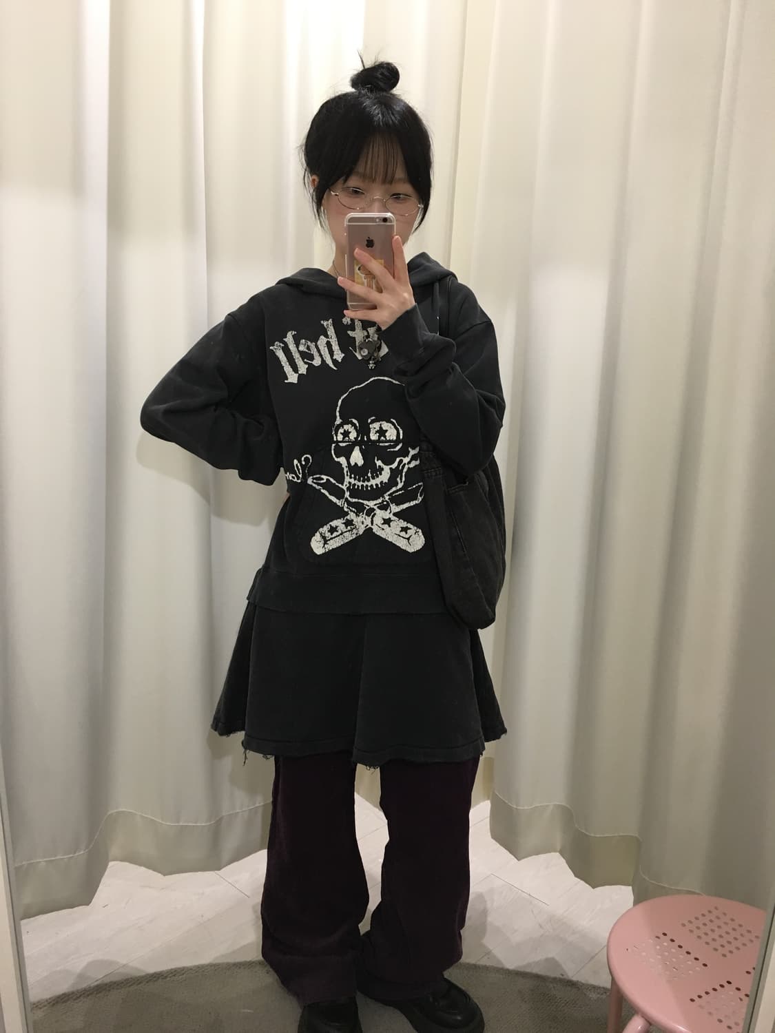 RNA skull hoodie onepiece 상품이미지2