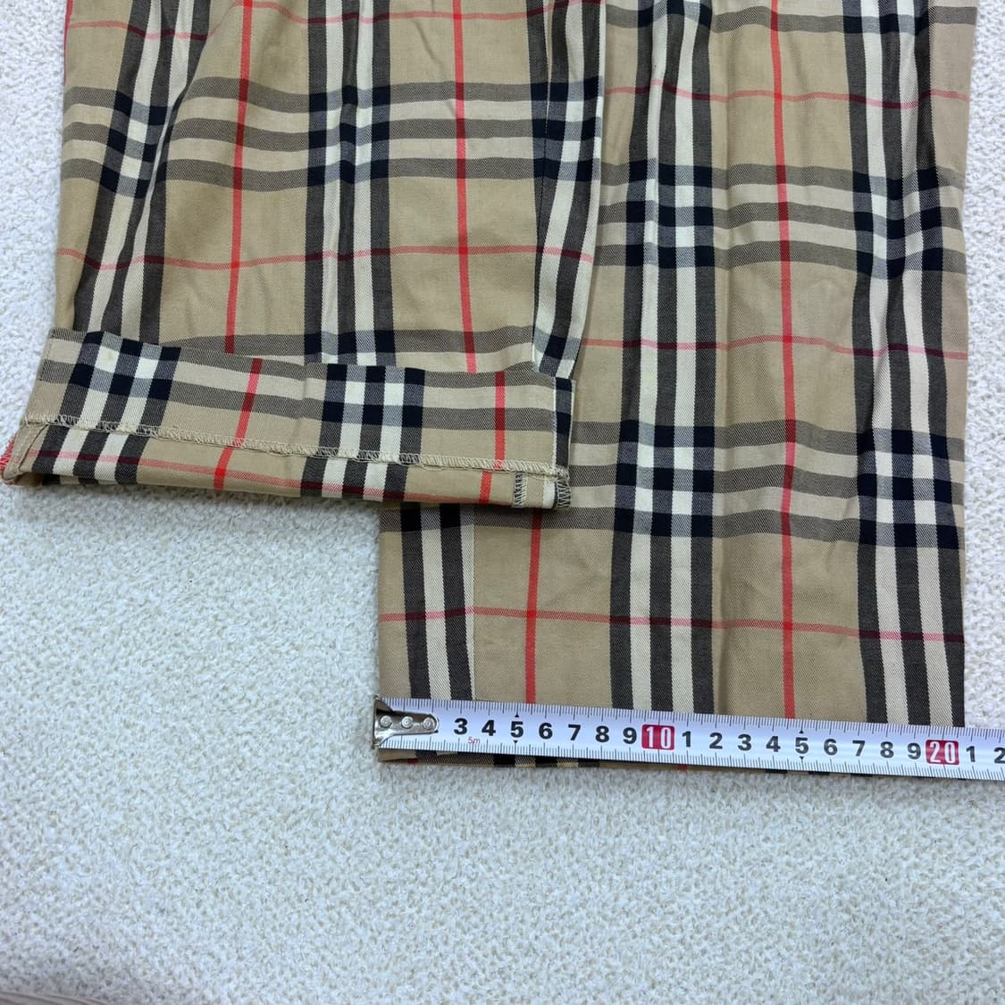 36 버버리 골프 체크 패턴 팬츠 0331E 상품이미지10