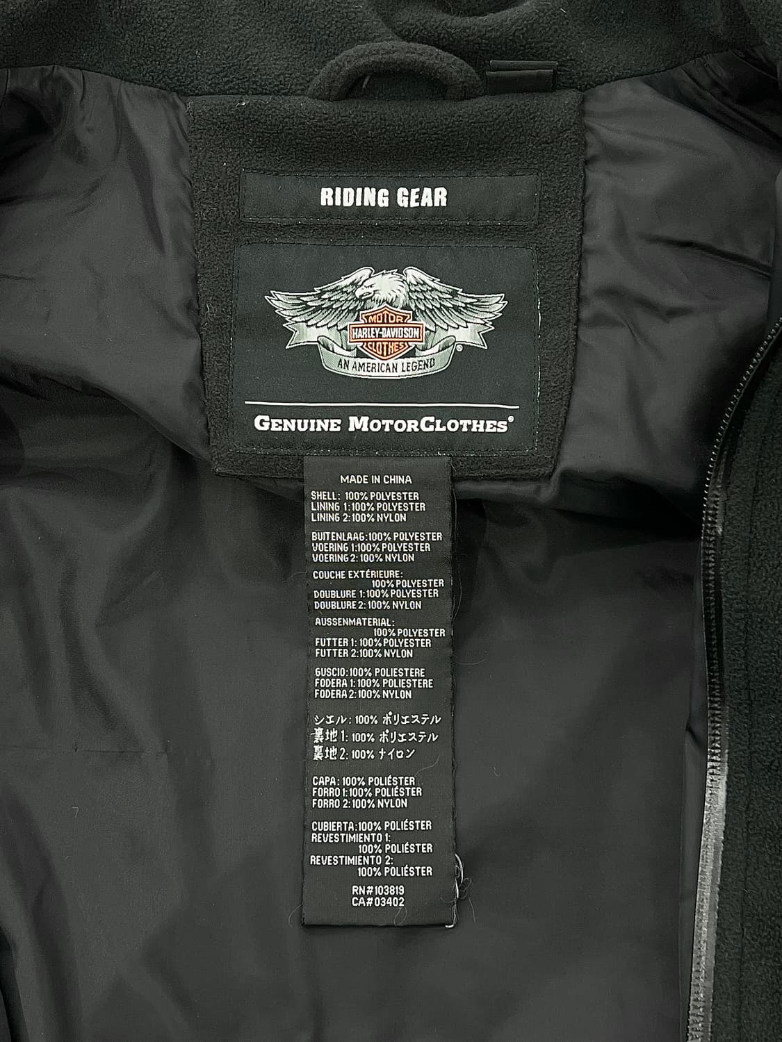 할리 데이비슨 크로스 로드 2 스컬 기어 후디 플리스 자켓 상품이미지8