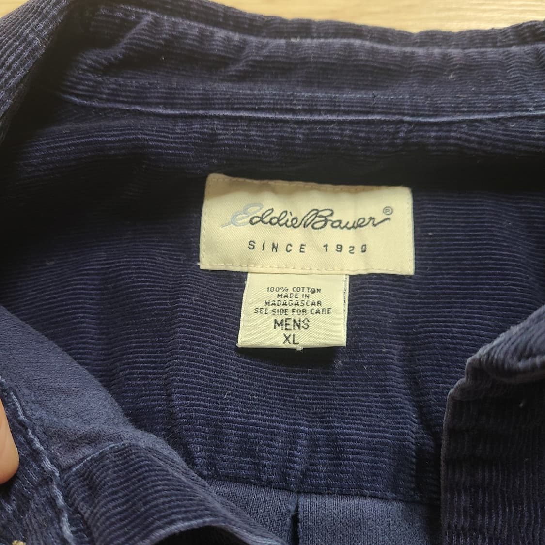 코듀로이 골덴 셔츠 XL 상품이미지4