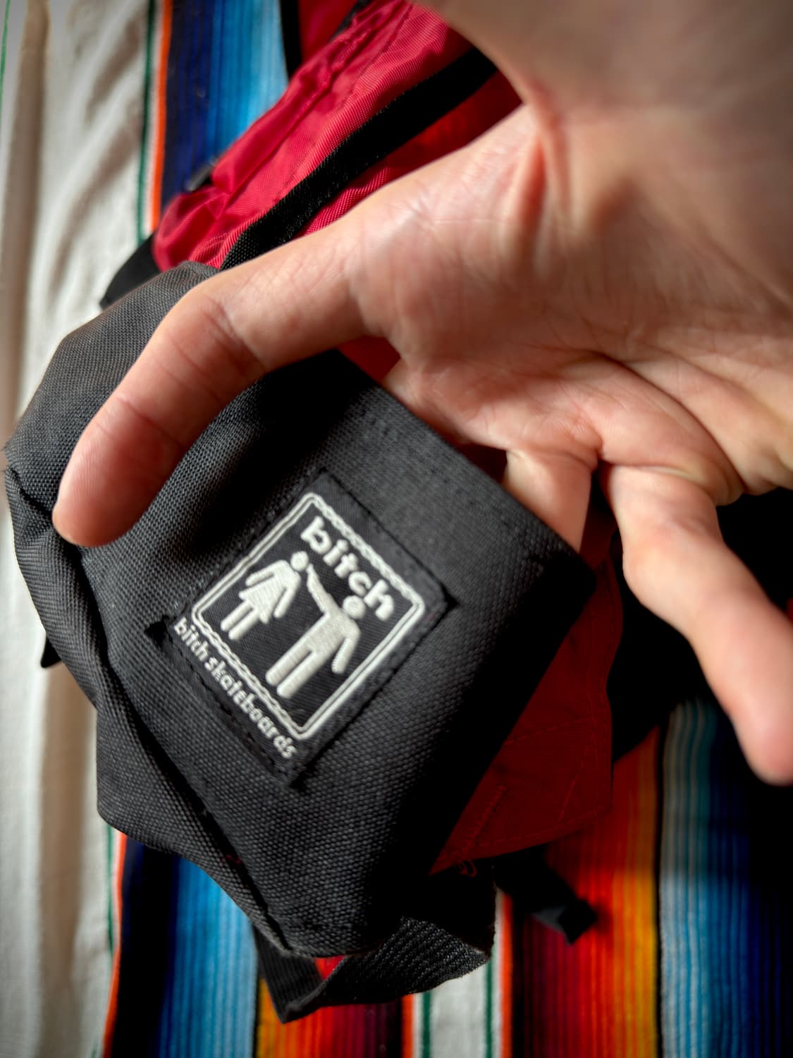 90s Bitch skateboards keyring backpack 상품이미지8