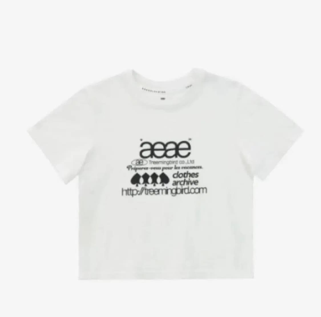 일괄) Aeae X 트리밍버드 콜라보 반팔 상품이미지2