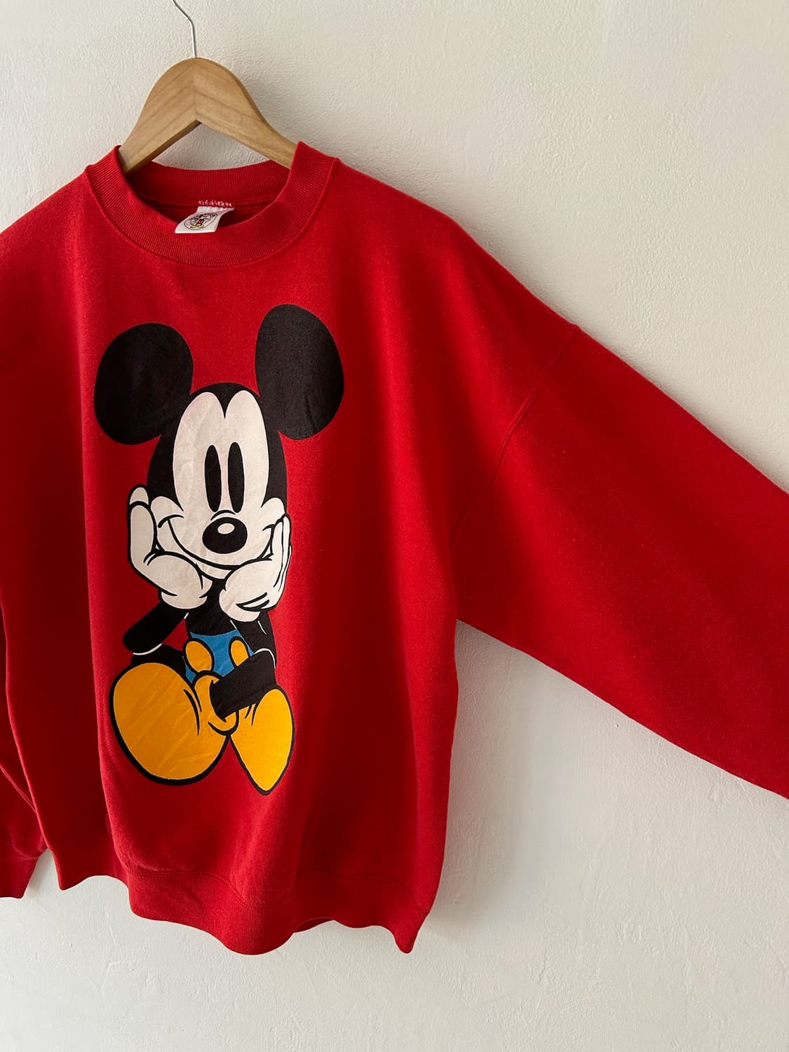 90's Mickey USA Sweatshirt.  상품이미지5