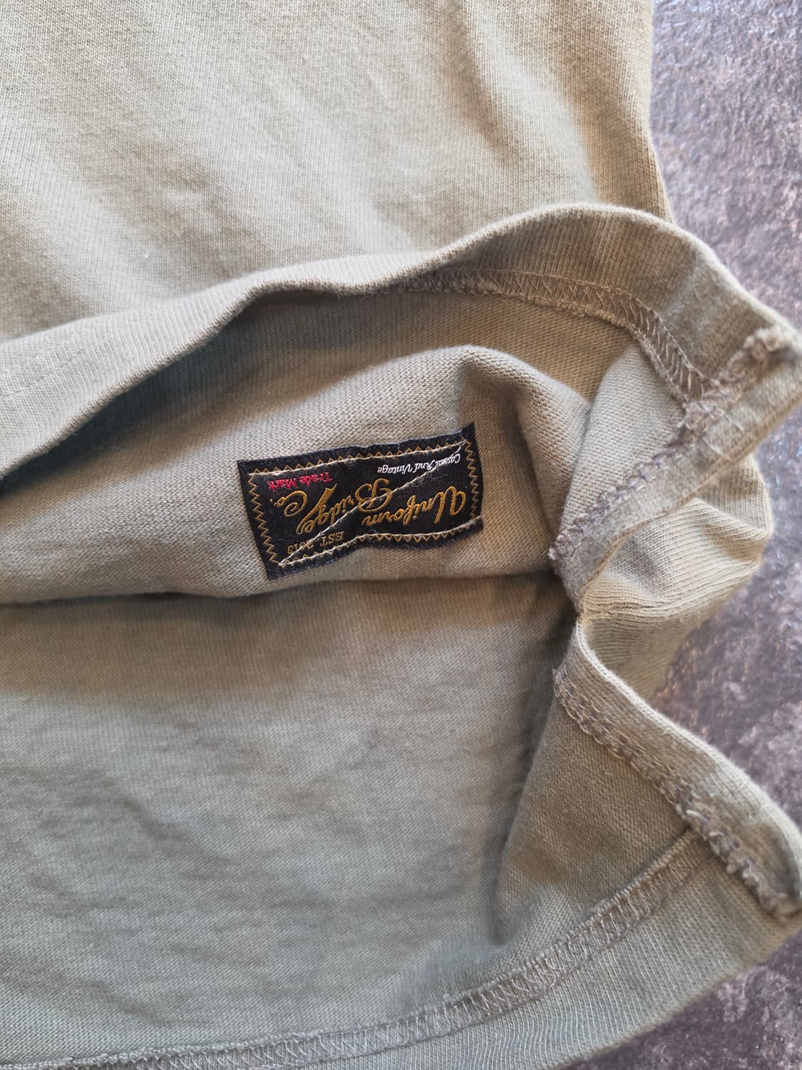 #유니폼 브릿지 카키(올리브) 반팔티 -XL 상품이미지5