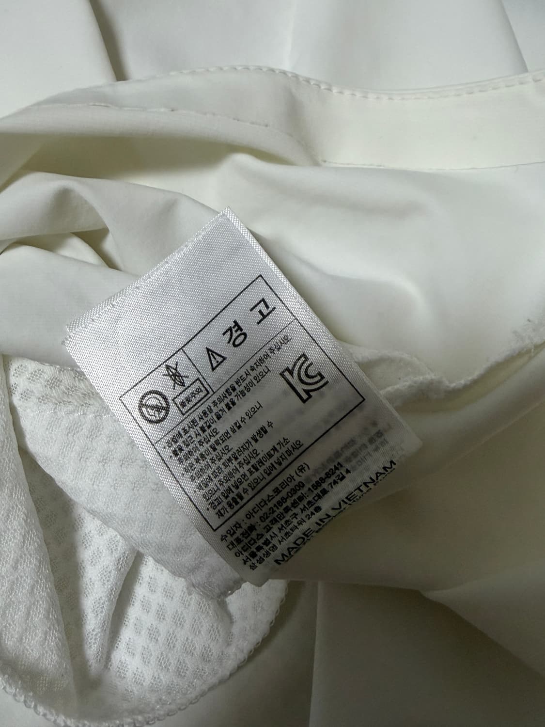 아디다스 민소매 나시 골프 미니 원피스 화이트 S 상품이미지7