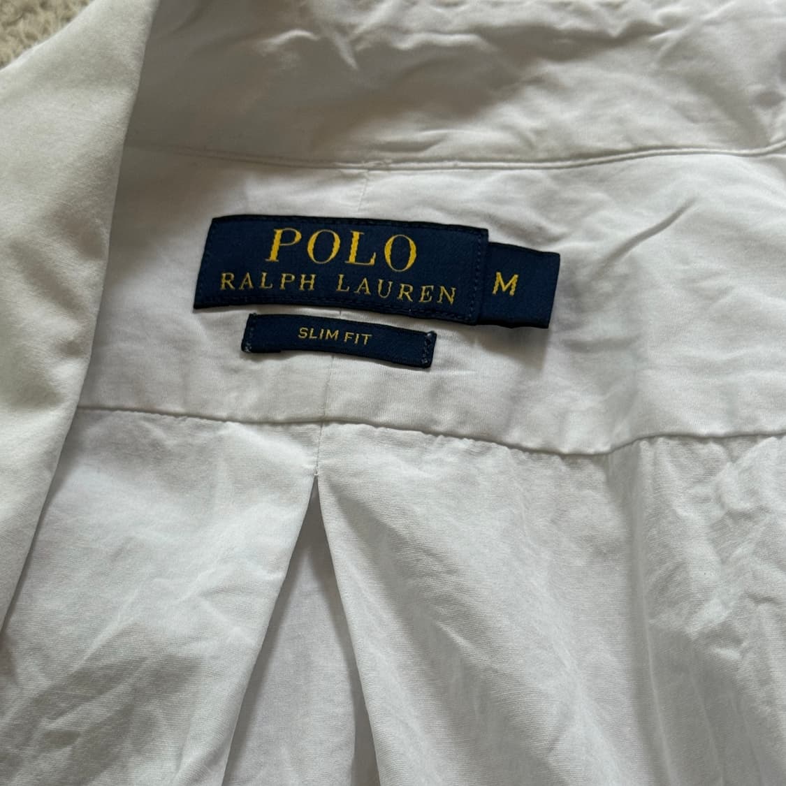 폴로 반팔 화이트 셔츠 m 상품이미지3