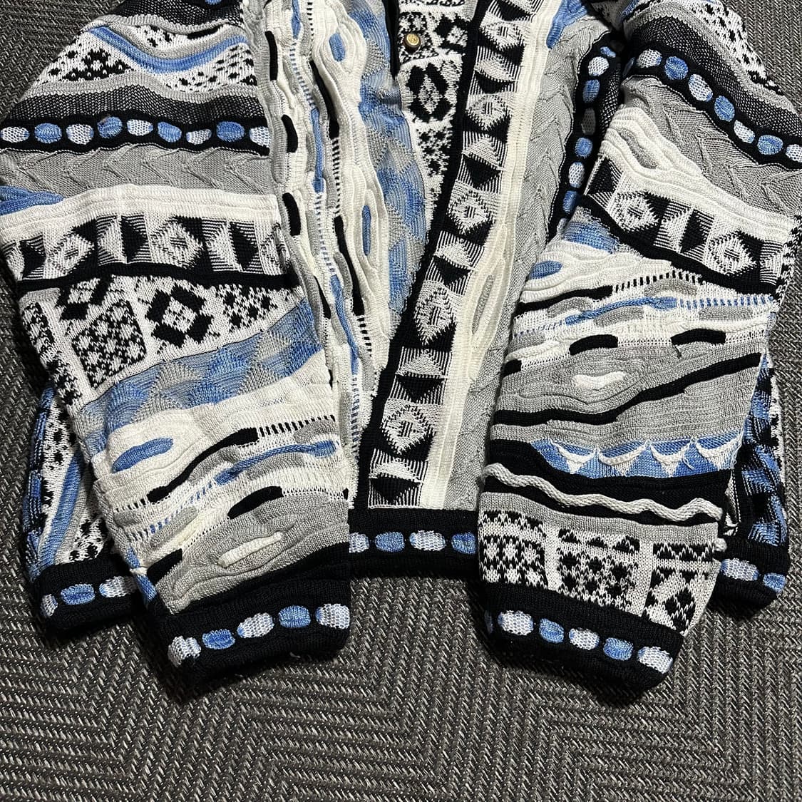 90s Tundra 3D Cable 카라 니트 상품이미지6