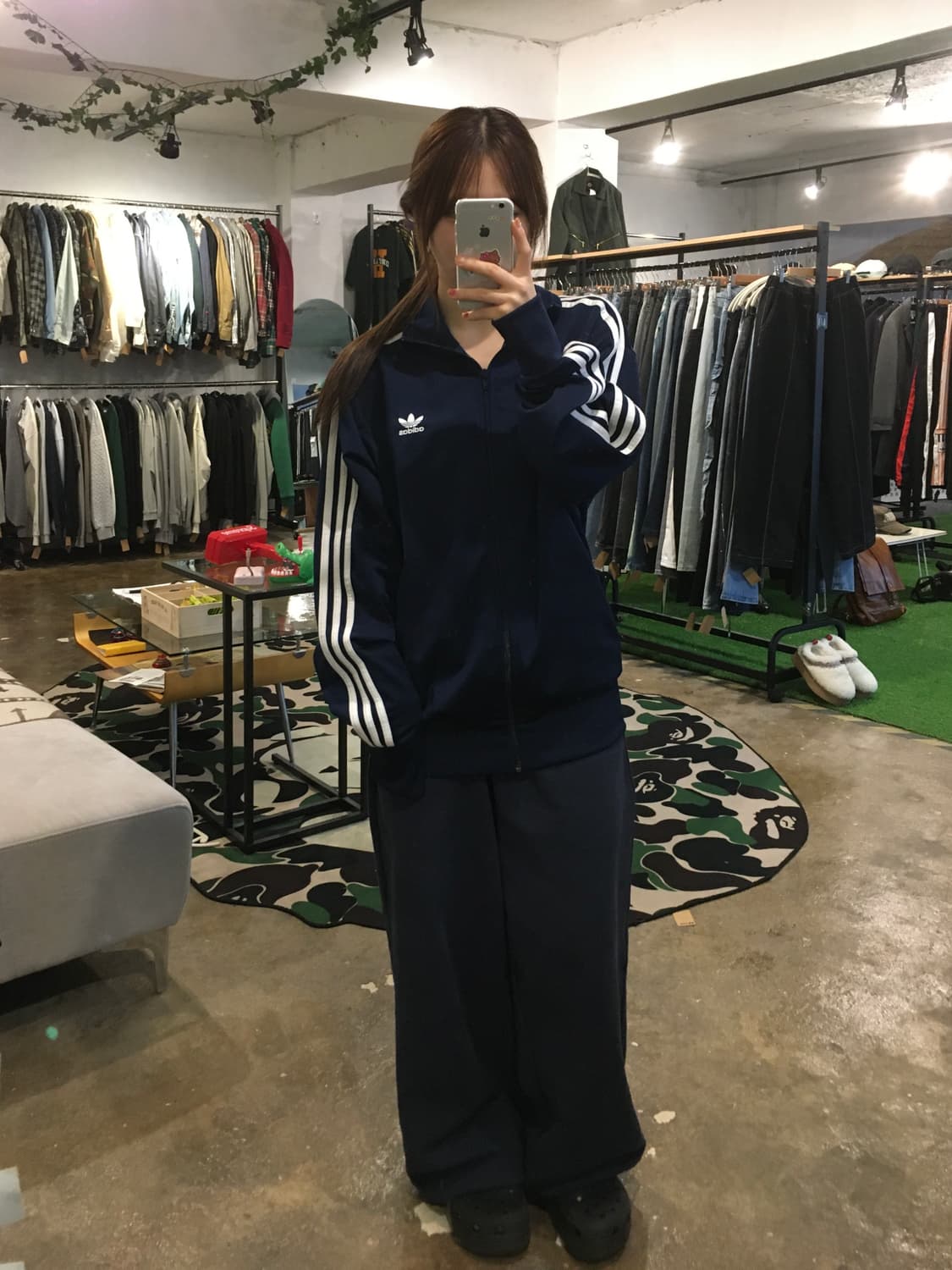 아디다스 배켄바우어 트랙탑 네이비 상품이미지5