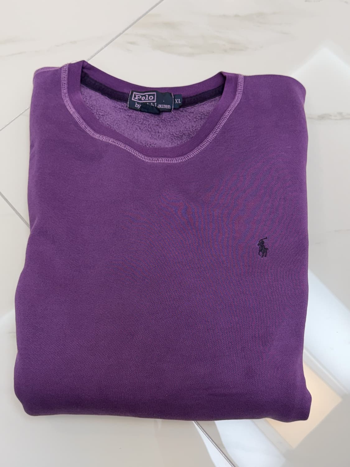 [XL] 폴로 스웻셔츠 퍼플 VTG 상품이미지2
