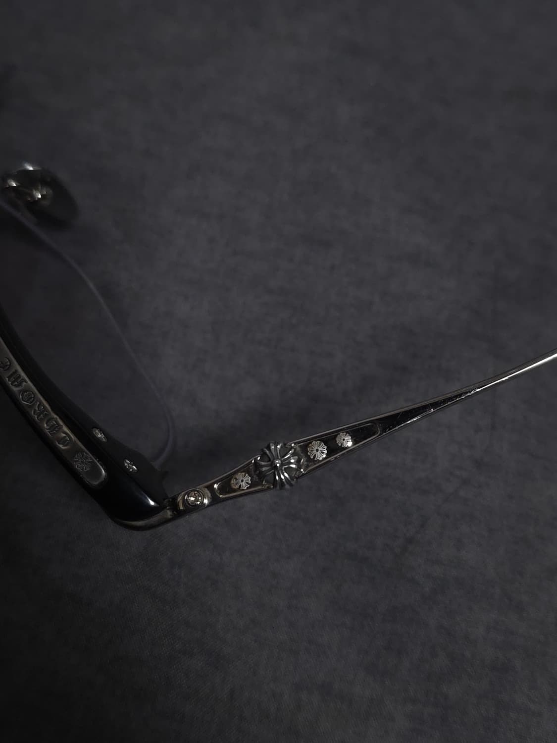 [52] 크롬하츠 슬런트레딕션 안경 실버 블랙 상품이미지8