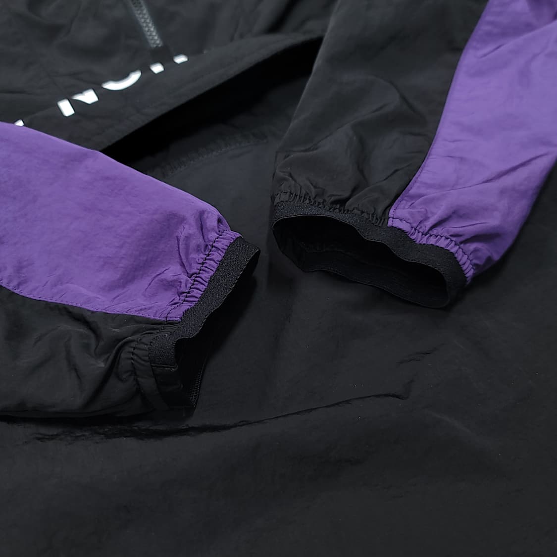 [XS] 노스페이스 블랙&퍼플 컬러블록 바람막이 아노락 상품이미지6