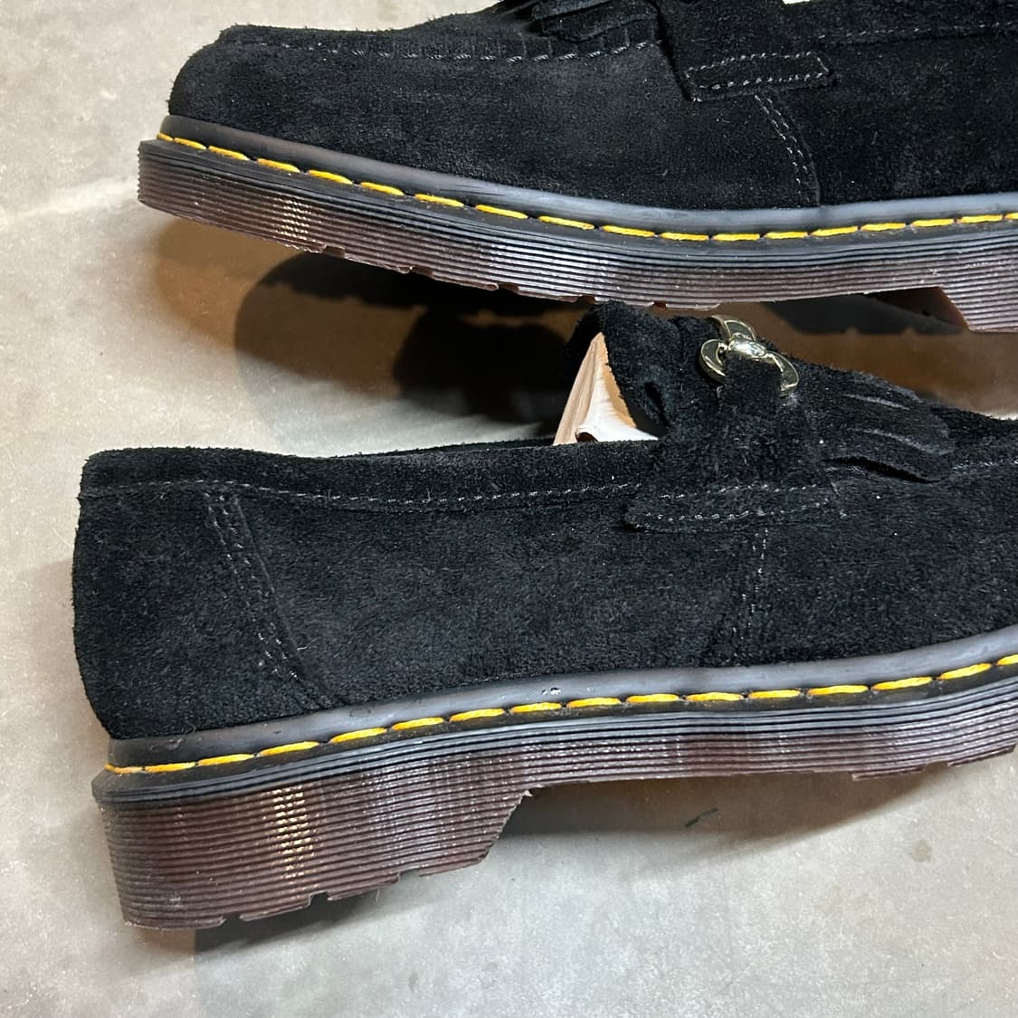 270) 닥터마틴 스웨이드 스나플 로퍼 블랙 상품이미지4
