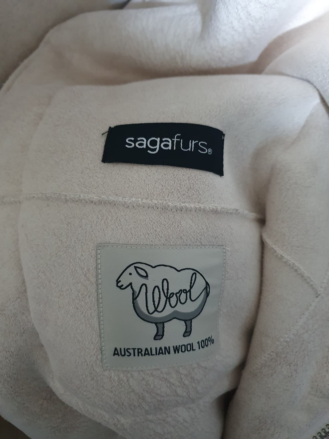 A&D 아뜰리에 사가퍼 양모 폭스 코트 95 상품이미지7