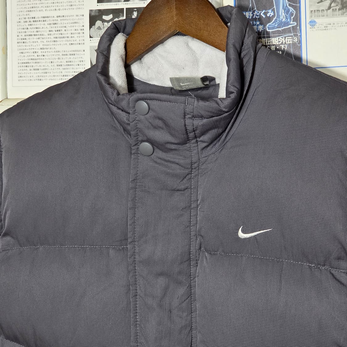 나이키 그레이 덕다운 패딩 베스트 상품이미지3