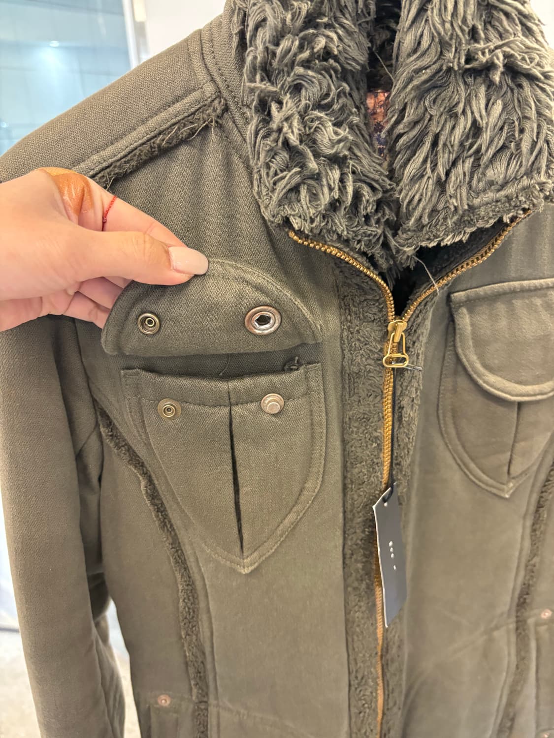 He is s bit khaki jacket 상품이미지4