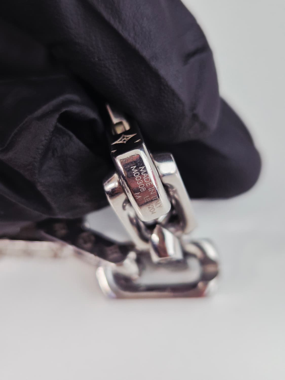 (상태 매우 좋음) 루이비통 버질아블로 체인 팔찌 사이즈 m 상품이미지6