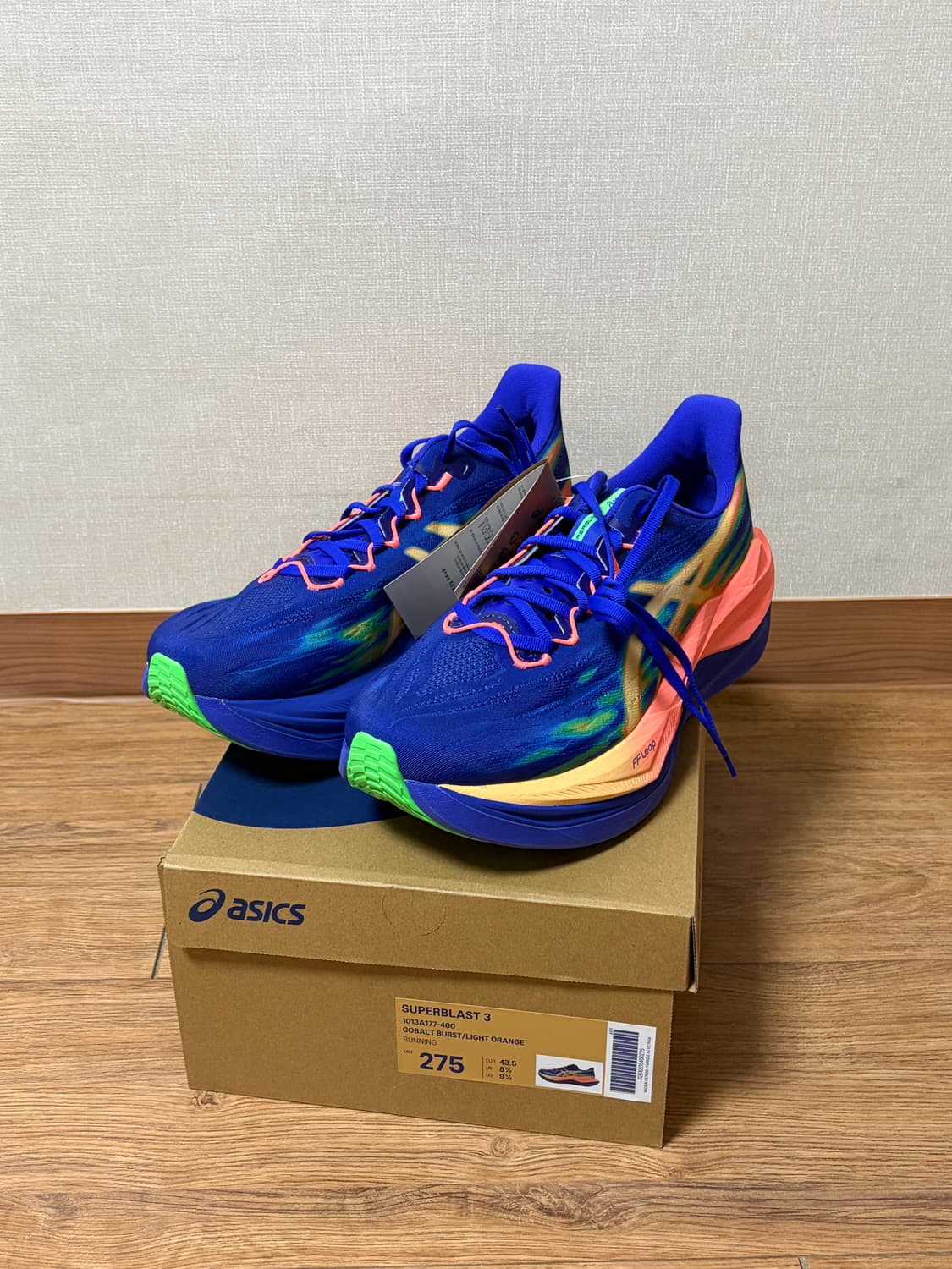 새제품) 아식스 슈퍼블라스트3 275 상품이미지1