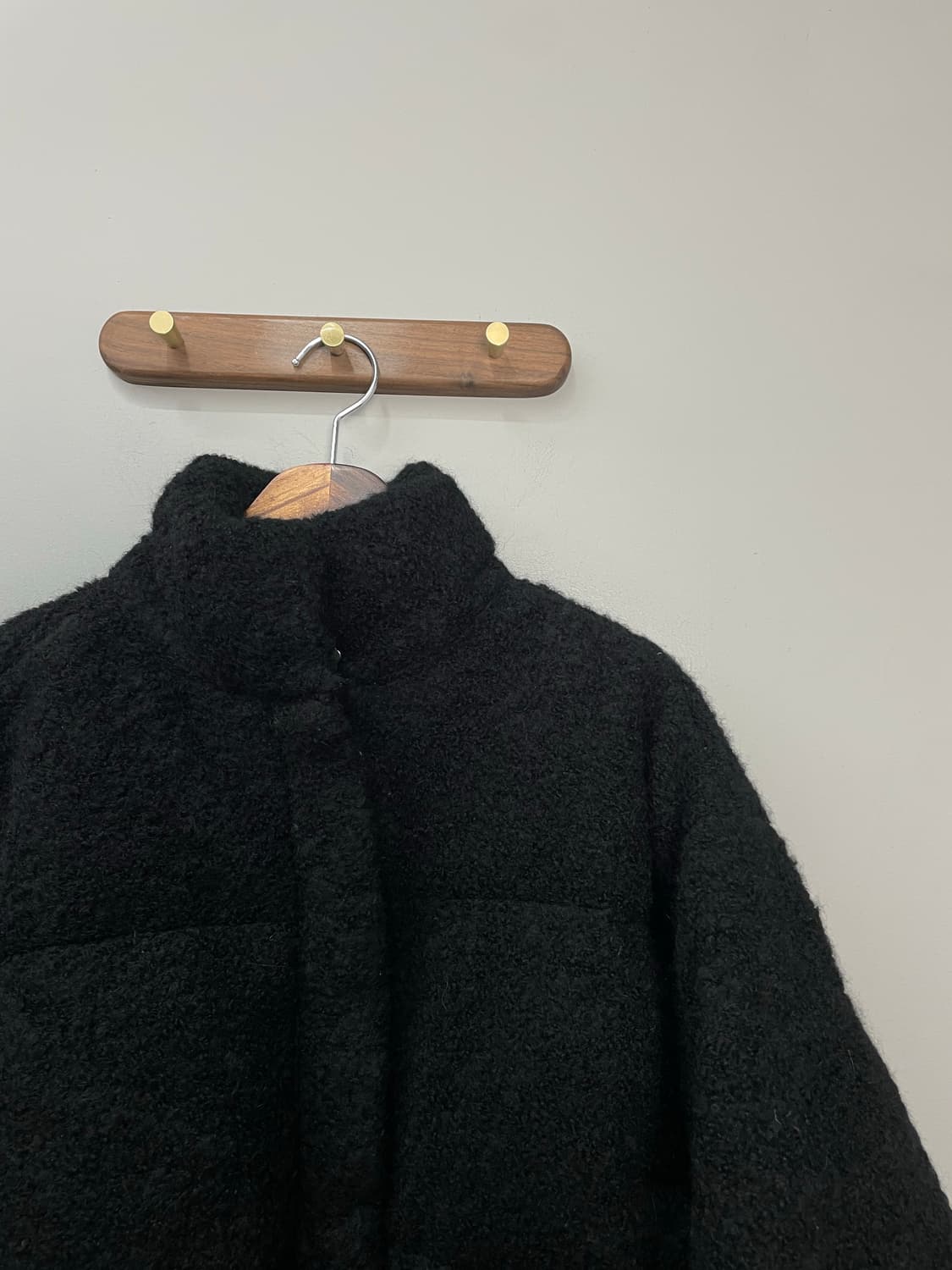 모노하 부클 알파카 크롭 푸퍼 패딩 H1538 상품이미지3